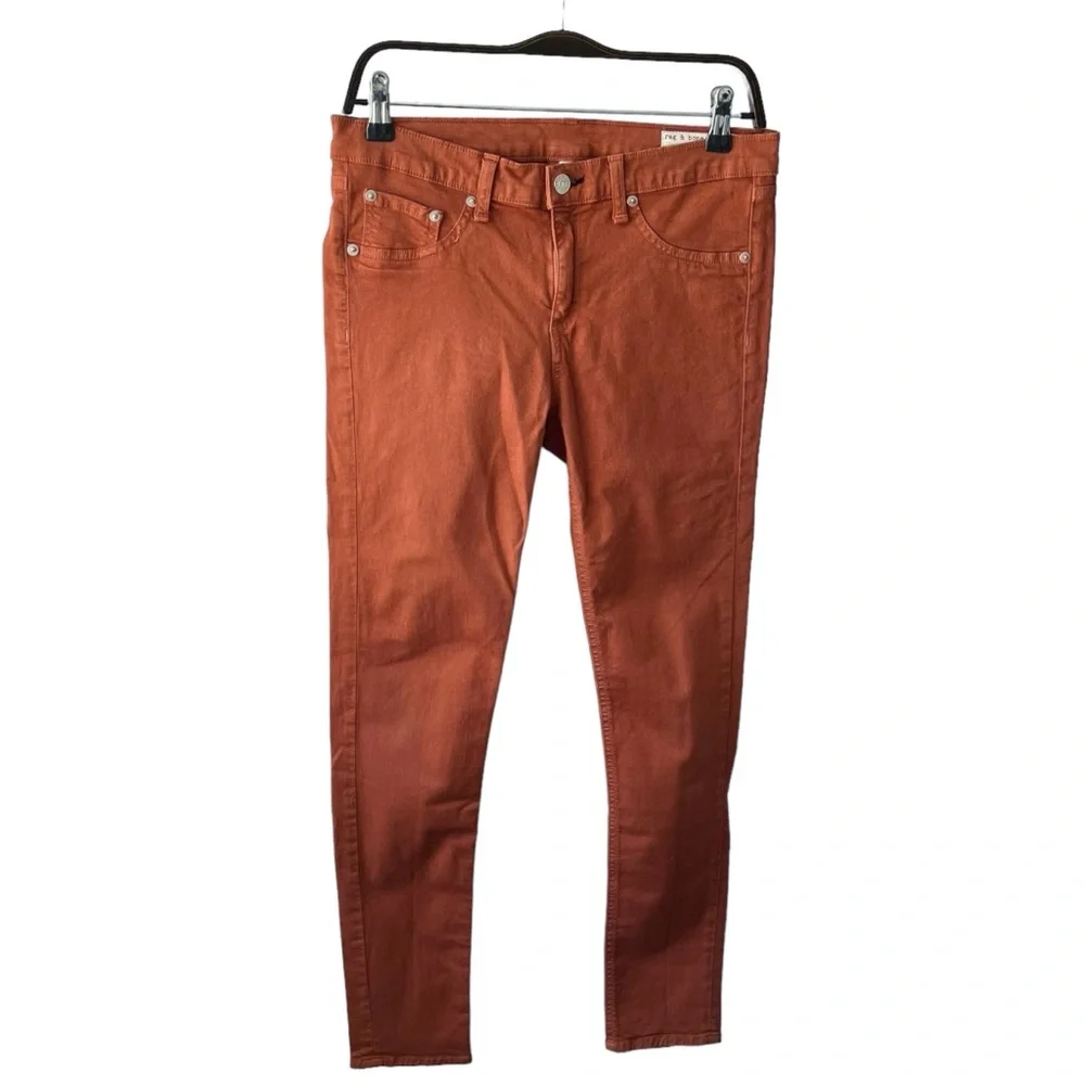 Rag & Bone Legging Skinny Jeans in Rust | 29_2